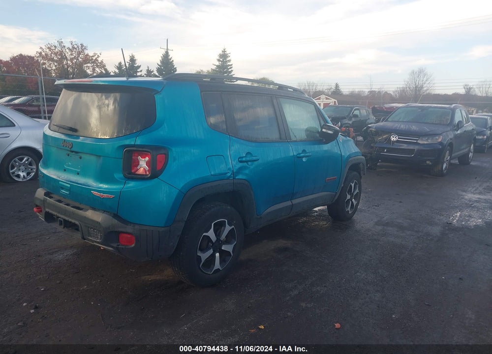 2022 JEEP RENEGADE TRAILHAWK 4X4 VIN: ZACNJDC18NPN82197
