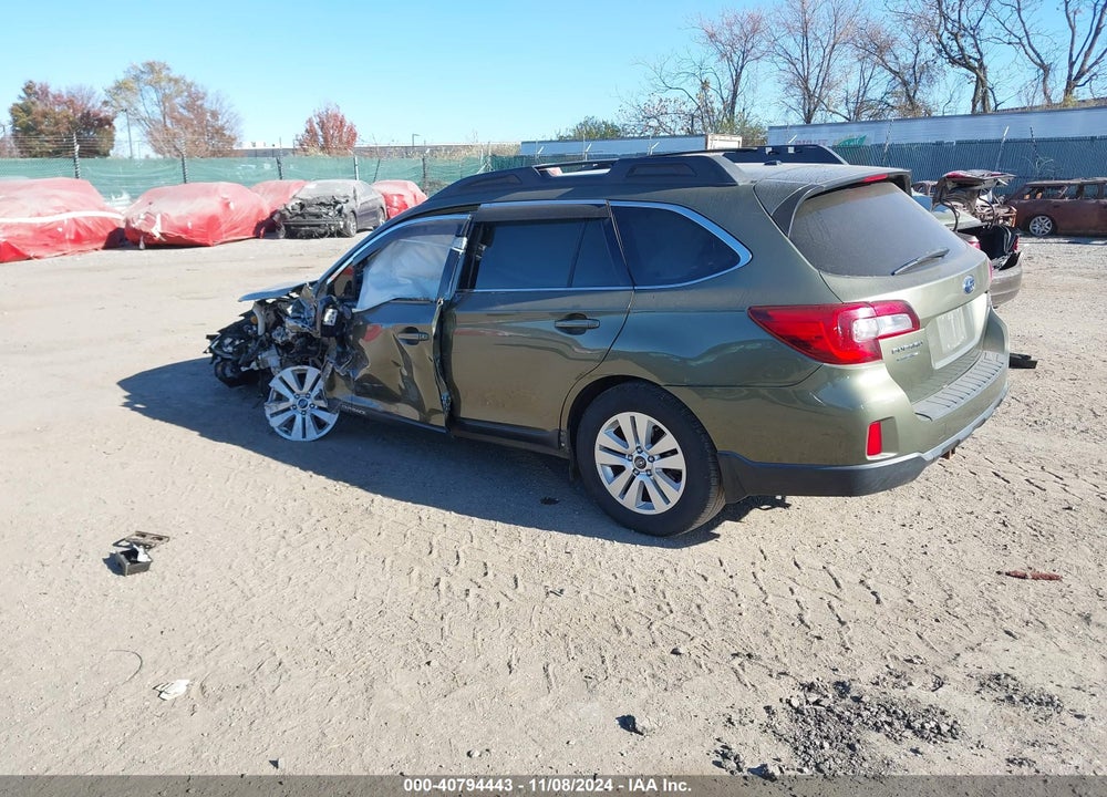 2015 SUBARU OUTBACK 2.5I PREMIUM VIN: 4S4BSAFC8F3270557