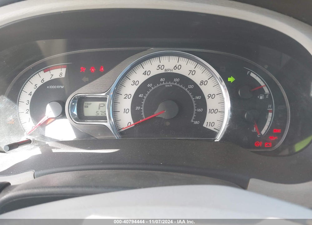 2012 TOYOTA SIENNA SE 8 PASSENGER VIN: 5TDXK3DC7CS220994