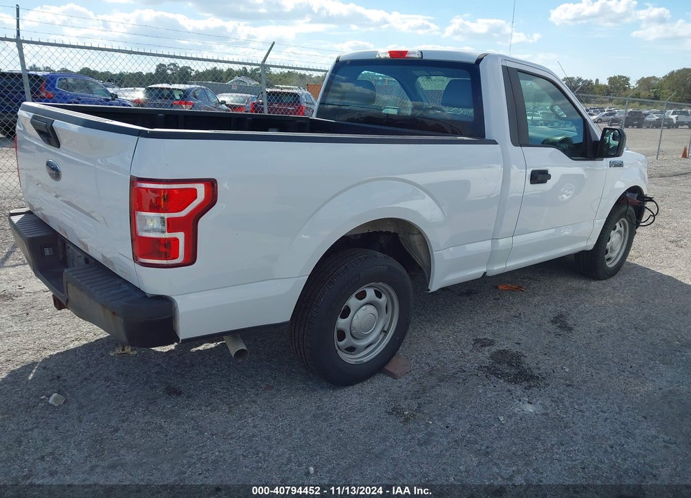 2019 FORD F-150 XL VIN: 1FTMF1CB3KKE51482