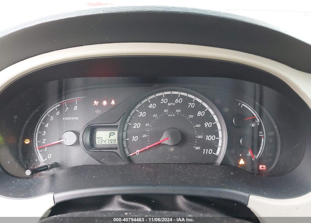 2013 TOYOTA SIENNA LE V6 8 PASSENGER VIN: 5TDKK3DC0DS403889
