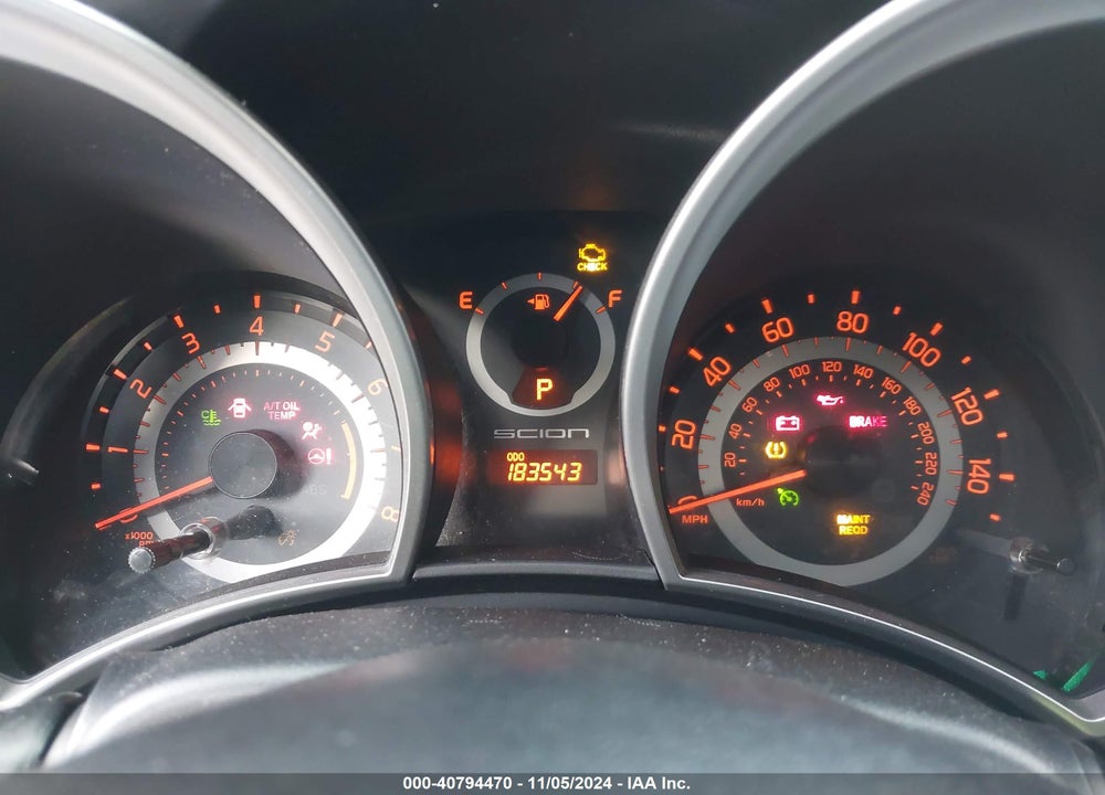 2014 SCION TC VIN: JTKJF5C77E3083806