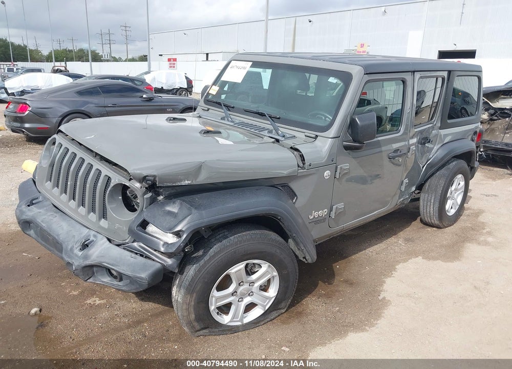 2020 JEEP WRANGLER UNLIMITED SPORT S 4X4 VIN: 1C4HJXDGXLW274906