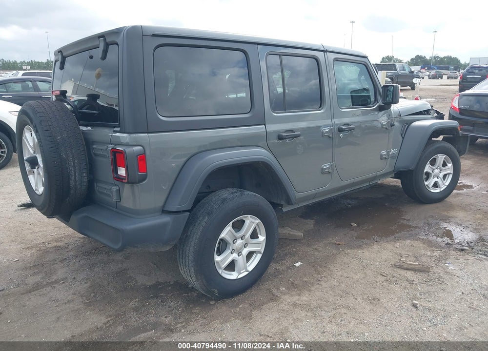 2020 JEEP WRANGLER UNLIMITED SPORT S 4X4 VIN: 1C4HJXDGXLW274906