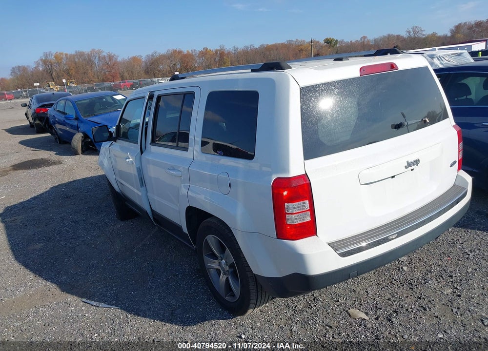 2016 JEEP PATRIOT HIGH ALTITUDE EDITION VIN: 1C4NJPFA4GD747986