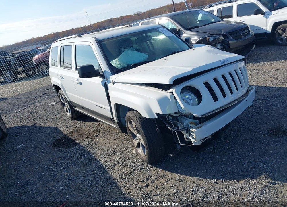 2016 JEEP PATRIOT HIGH ALTITUDE EDITION VIN: 1C4NJPFA4GD747986