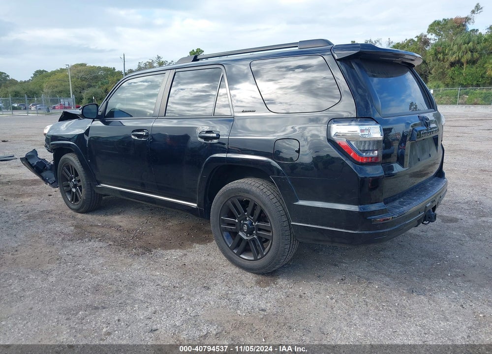 2019 TOYOTA 4RUNNER LIMITED NIGHTSHADE VIN: JTEBU5JR8K5731655