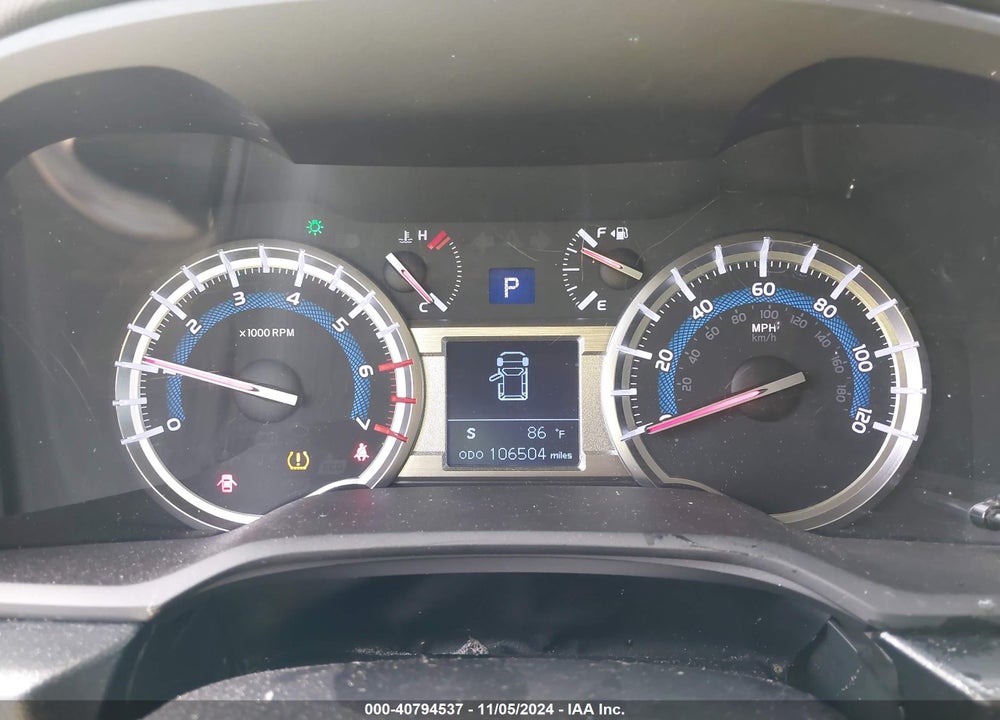 2019 TOYOTA 4RUNNER LIMITED NIGHTSHADE VIN: JTEBU5JR8K5731655