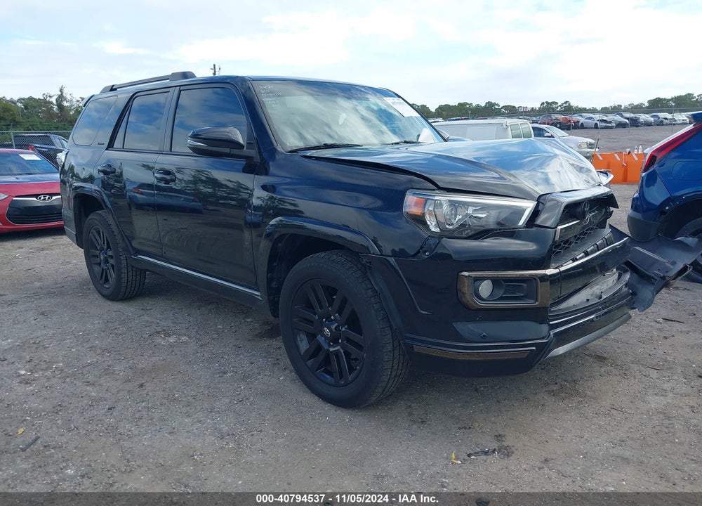 2019 TOYOTA 4RUNNER LIMITED NIGHTSHADE VIN: JTEBU5JR8K5731655