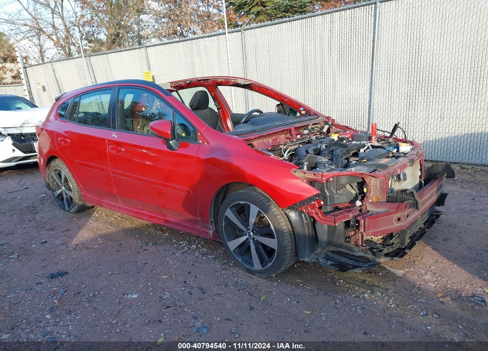 2018 SUBARU IMPREZA SPORT VIN: 4S3GTAM64J3700002