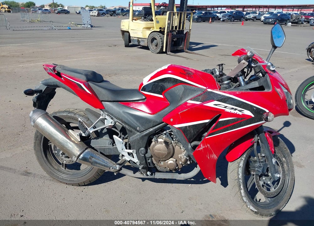 2017 HONDA CBR300 R VIN: MLHNC5103H5300667