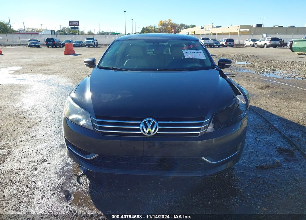 2014 VOLKSWAGEN PASSAT 1.8T SE VIN: 1VWBS7A38EC104596