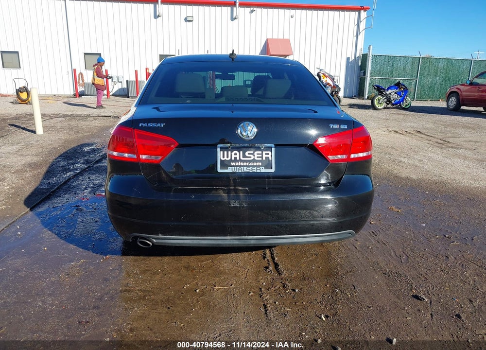 2014 VOLKSWAGEN PASSAT 1.8T SE VIN: 1VWBS7A38EC104596