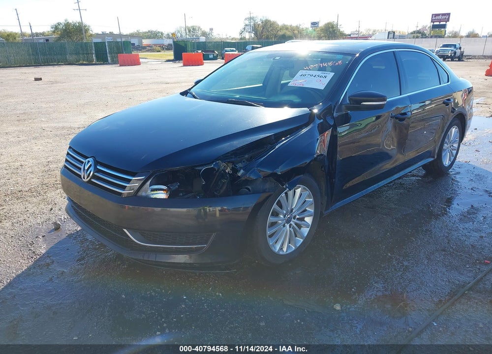 2014 VOLKSWAGEN PASSAT 1.8T SE VIN: 1VWBS7A38EC104596