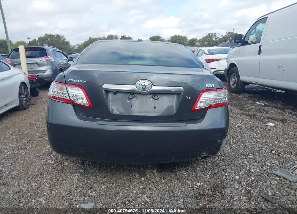 2011 TOYOTA CAMRY HYBRID VIN: 4T1BB3EK8BU139346