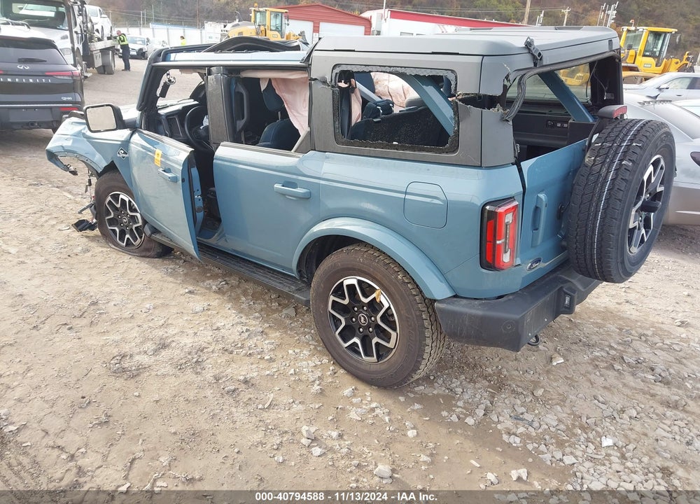 2022 FORD BRONCO OUTER BANKS VIN: 1FMDE5BH5NLB57513