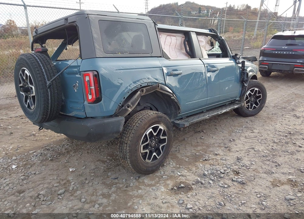 2022 FORD BRONCO OUTER BANKS VIN: 1FMDE5BH5NLB57513
