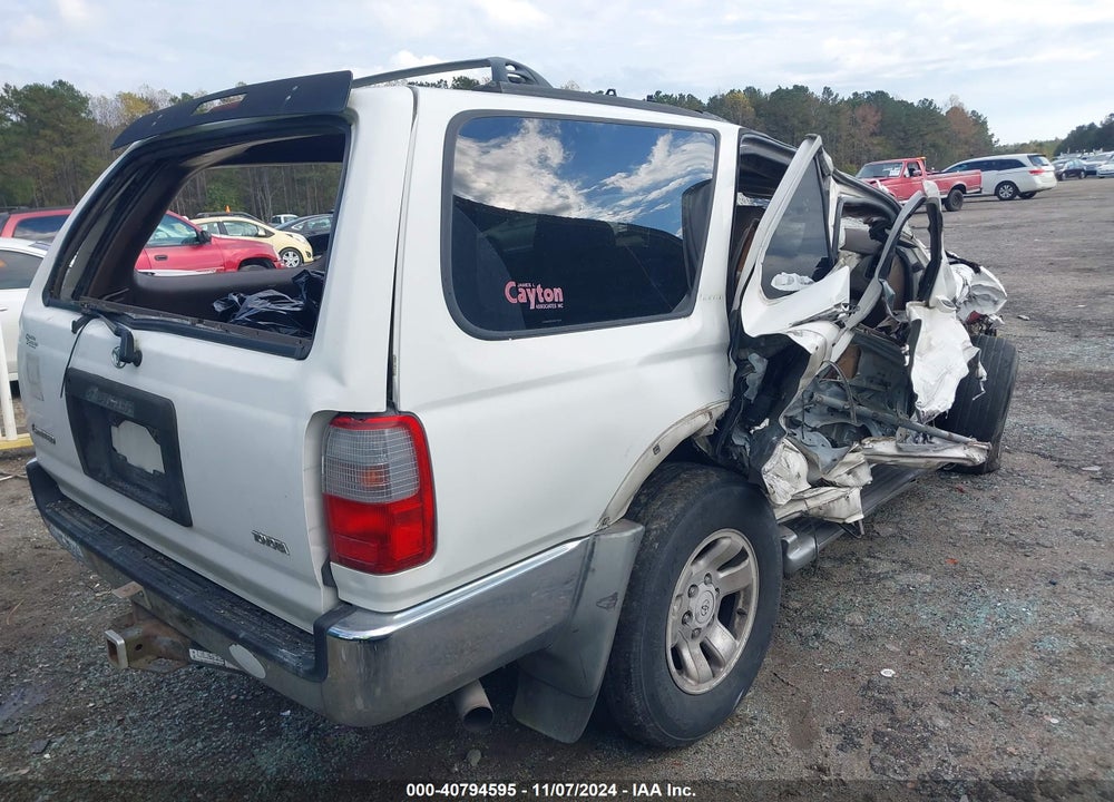 1998 TOYOTA 4RUNNER SR5 V6 LIMITED VIN: JT3GN87R3W0075615