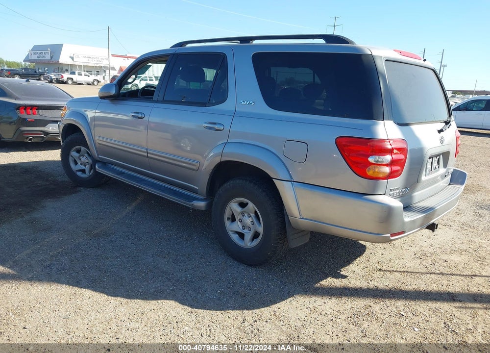 2002 TOYOTA SEQUOIA SR5 V8 VIN: 5TDBT44A22S084848