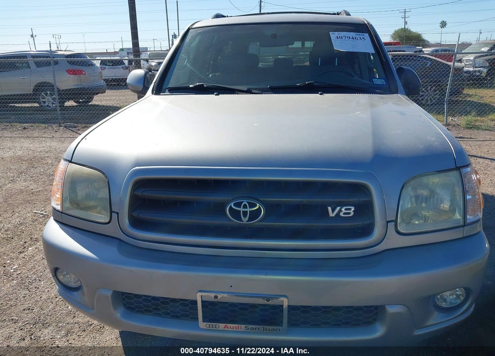 2002 TOYOTA SEQUOIA SR5 V8 VIN: 5TDBT44A22S084848
