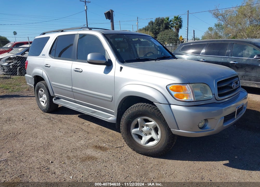 2002 TOYOTA SEQUOIA SR5 V8 VIN: 5TDBT44A22S084848