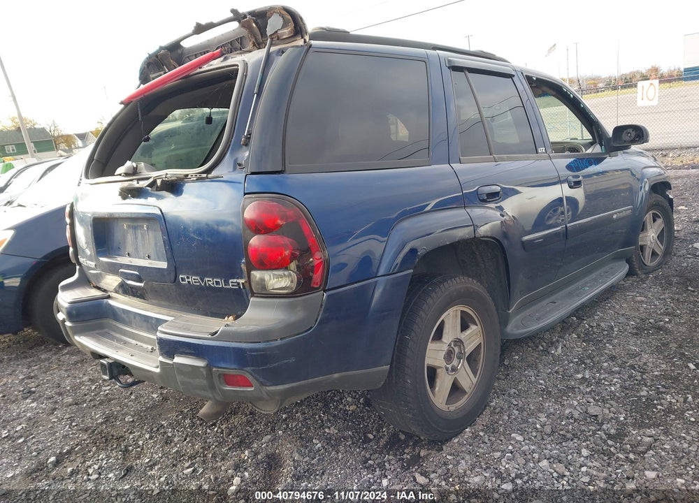2002 CHEVROLET TRAILBLAZER LTZ VIN: 1GNDT13S622121853