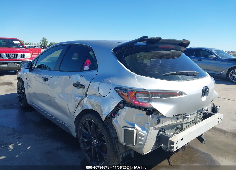 2021 TOYOTA COROLLA SE NIGHTSHADE EDITION VIN: JTND4MBEXM3124704