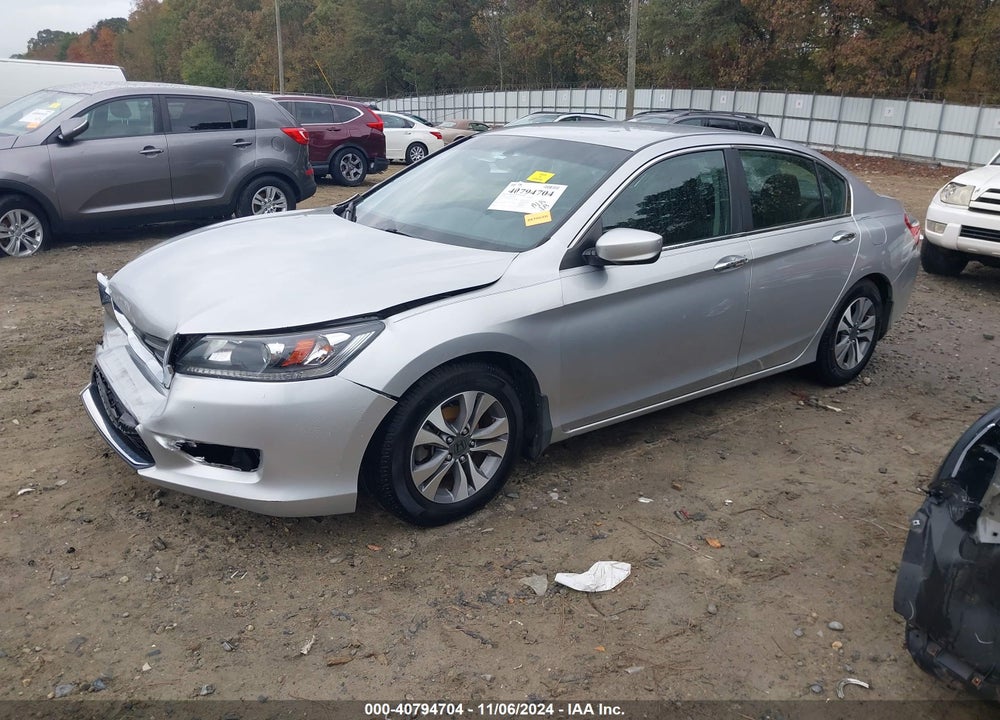 2013 HONDA ACCORD LX VIN: 1HGCR2F37DA087168