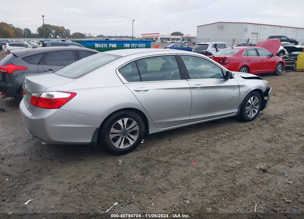 2013 HONDA ACCORD LX VIN: 1HGCR2F37DA087168