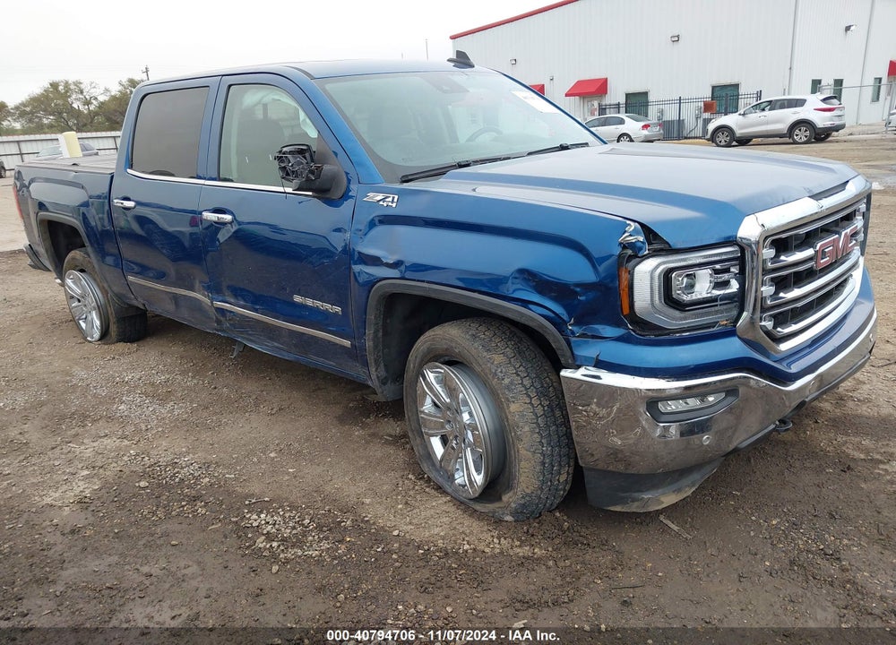 2018 GMC SIERRA 1500 SLT VIN: 3GTU2NEC8JG279657