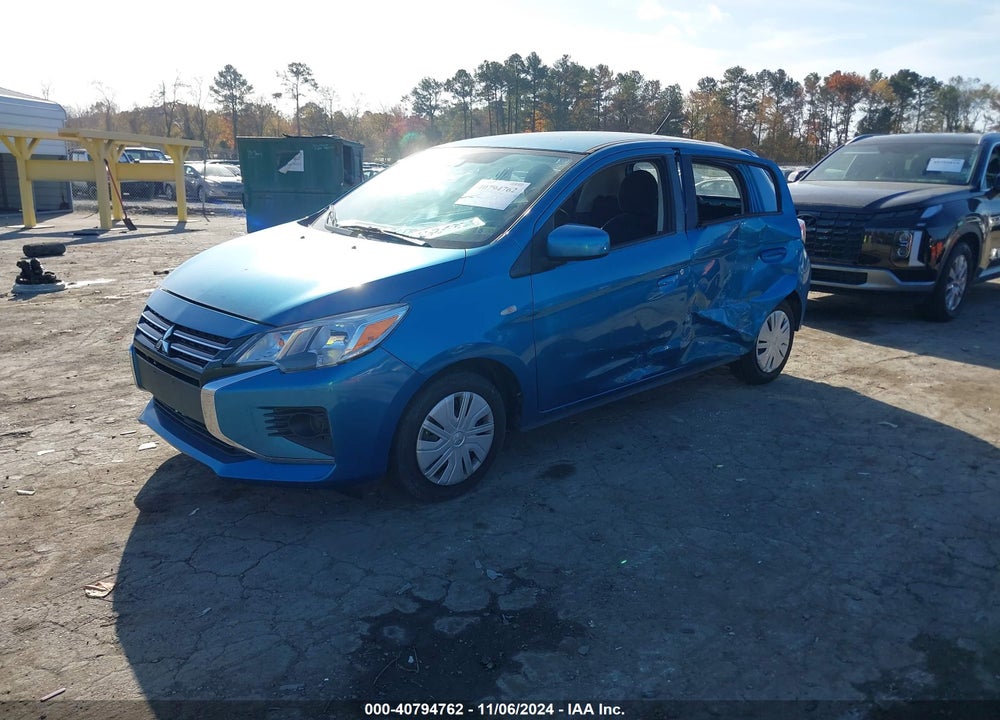 2021 MITSUBISHI MIRAGE CARBONITE EDITION/ES/LE VIN: ML32AUHJ4MH005240