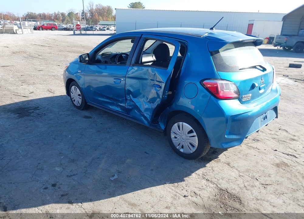 2021 MITSUBISHI MIRAGE CARBONITE EDITION/ES/LE VIN: ML32AUHJ4MH005240