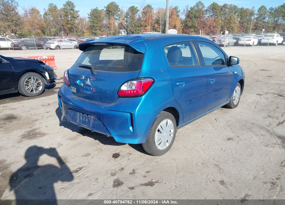 2021 MITSUBISHI MIRAGE CARBONITE EDITION/ES/LE VIN: ML32AUHJ4MH005240