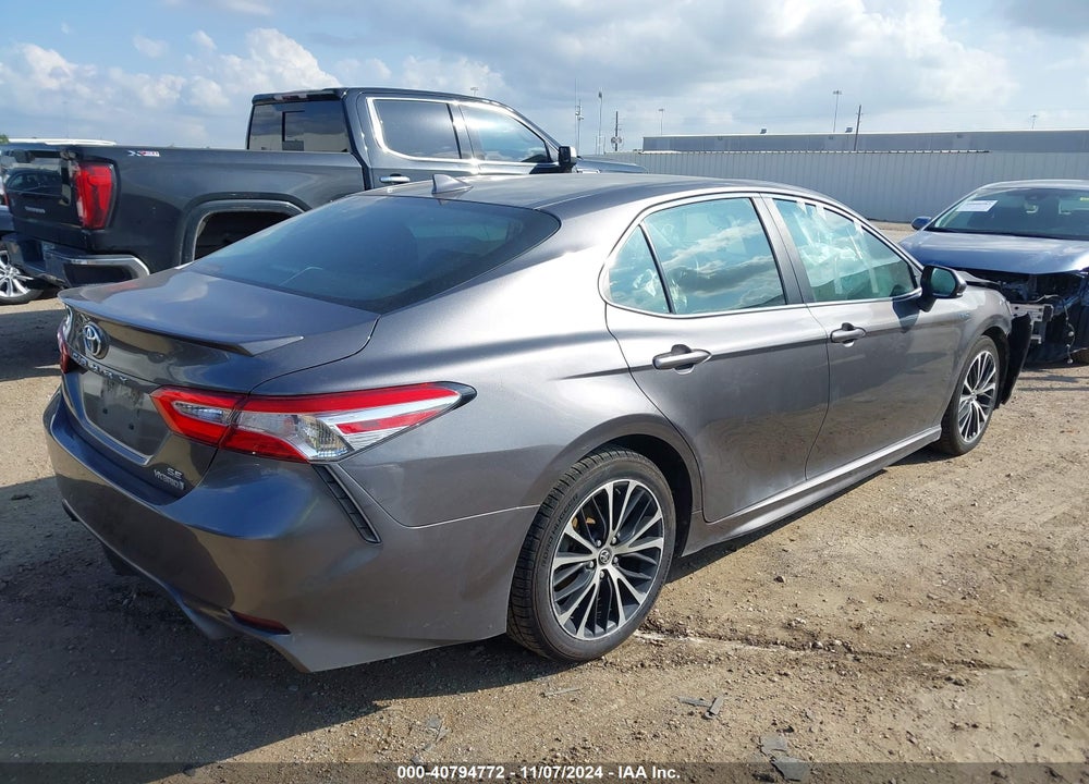 2020 TOYOTA CAMRY SE HYBRID VIN: 4T1G31AK6LU518912