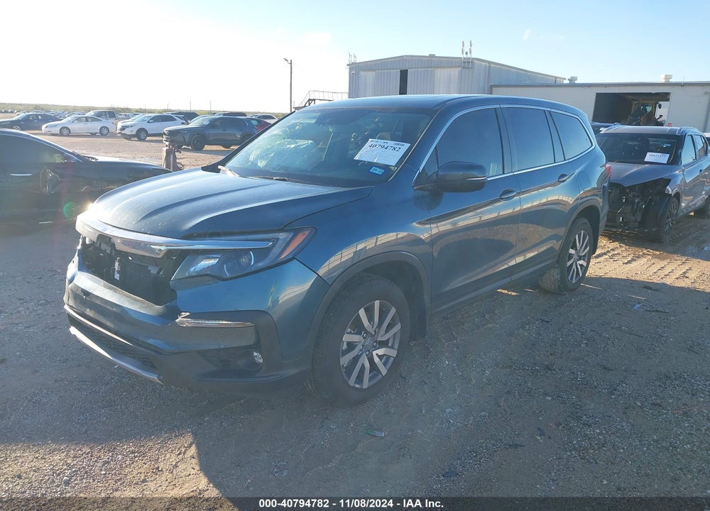 2021 HONDA PILOT 2WD EX-L VIN: 5FNYF5H56MB039049