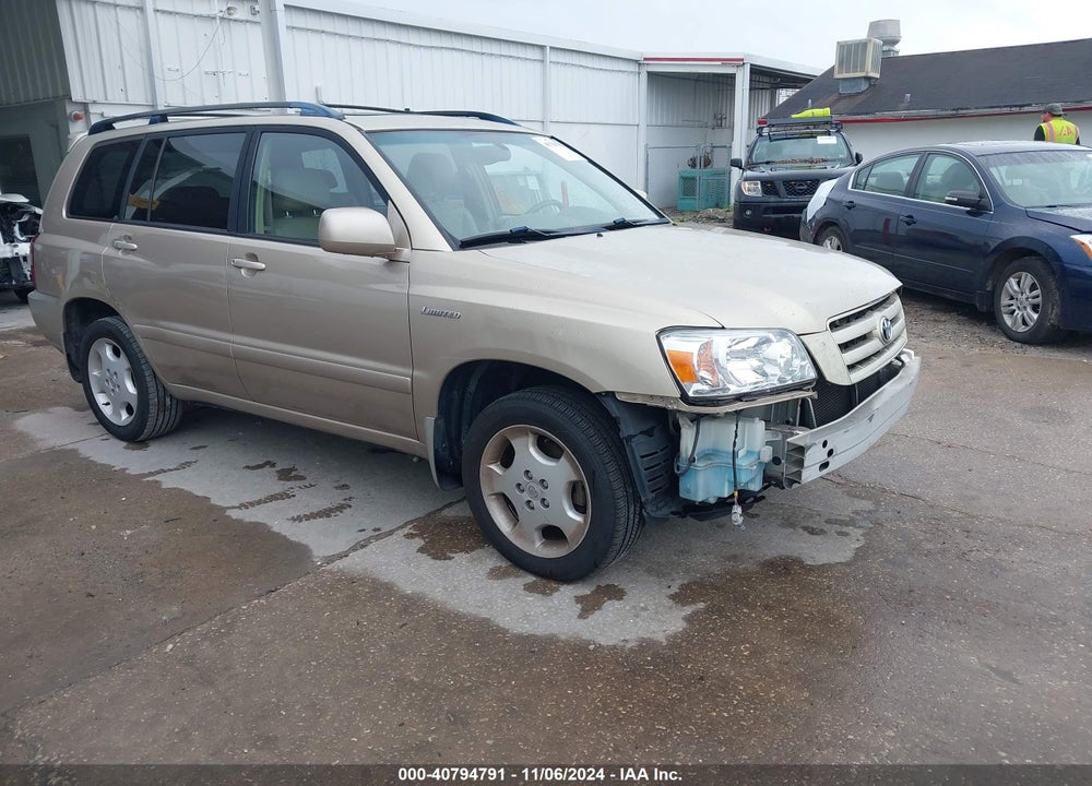 2005 TOYOTA HIGHLANDER LIMITED V6 VIN: JTEDP21A150068679