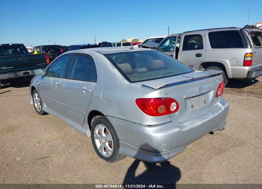 2005 TOYOTA COROLLA XRS VIN: 2T1BY32E25C384310