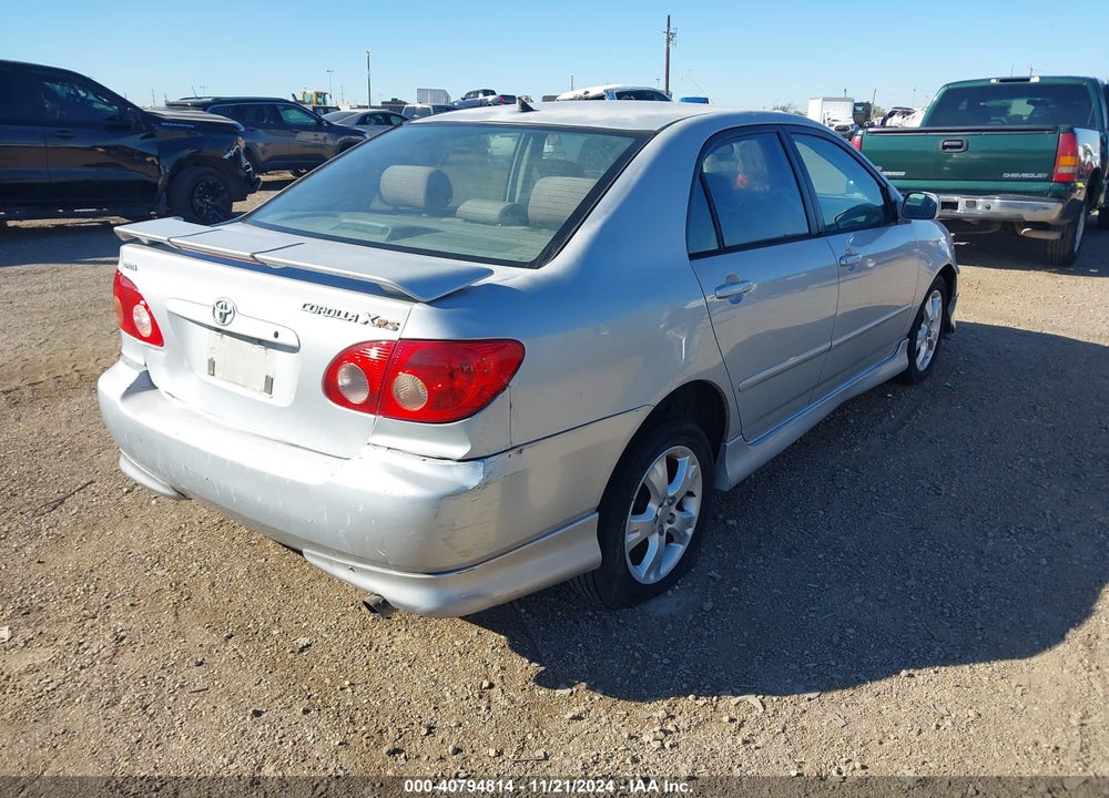 2005 TOYOTA COROLLA XRS VIN: 2T1BY32E25C384310