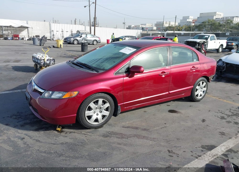 2007 HONDA CIVIC LX VIN: 1HGFA16577L013483