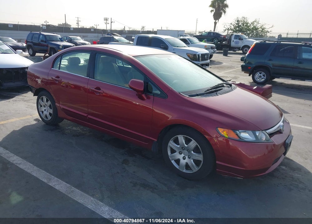 2007 HONDA CIVIC LX VIN: 1HGFA16577L013483