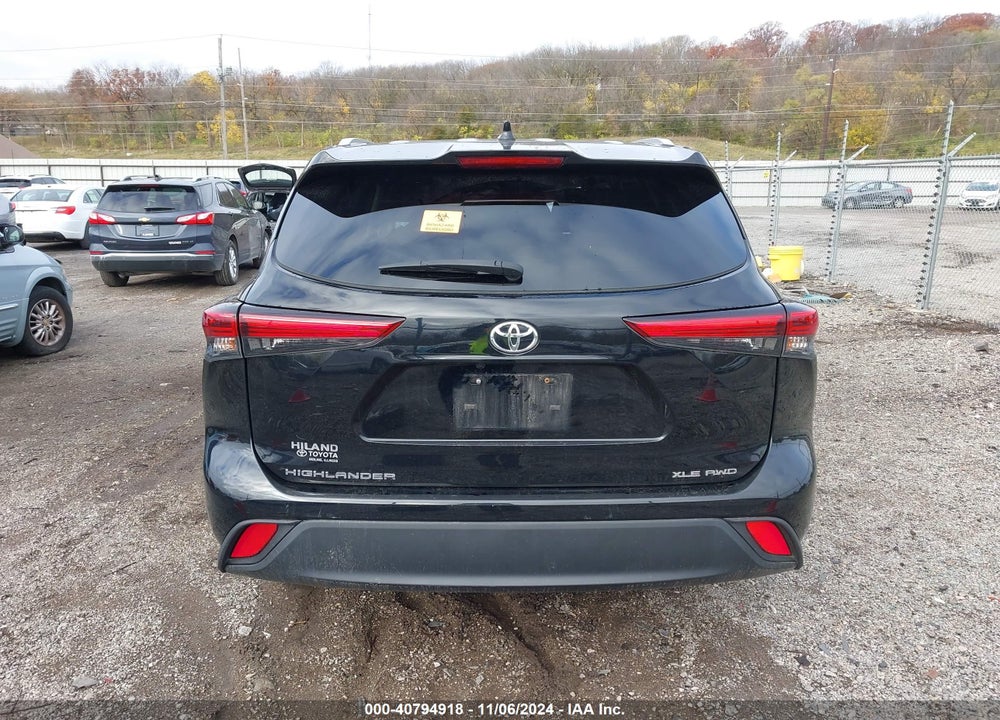 2022 TOYOTA HIGHLANDER VIN: 5TDGZRBH7NS564695