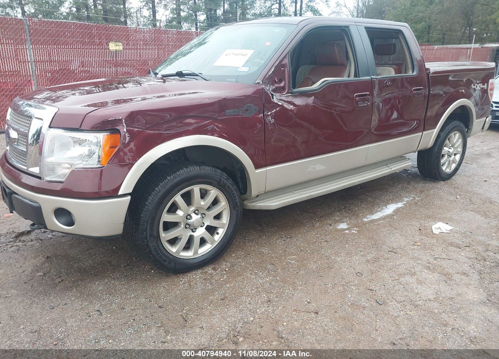 2009 FORD F-150 FX4/KING RANCH/LARIAT/PLATINUM/XL/XLT VIN: 1FTPW14V39KA83790