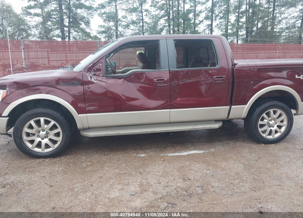 2009 FORD F-150 FX4/KING RANCH/LARIAT/PLATINUM/XL/XLT VIN: 1FTPW14V39KA83790