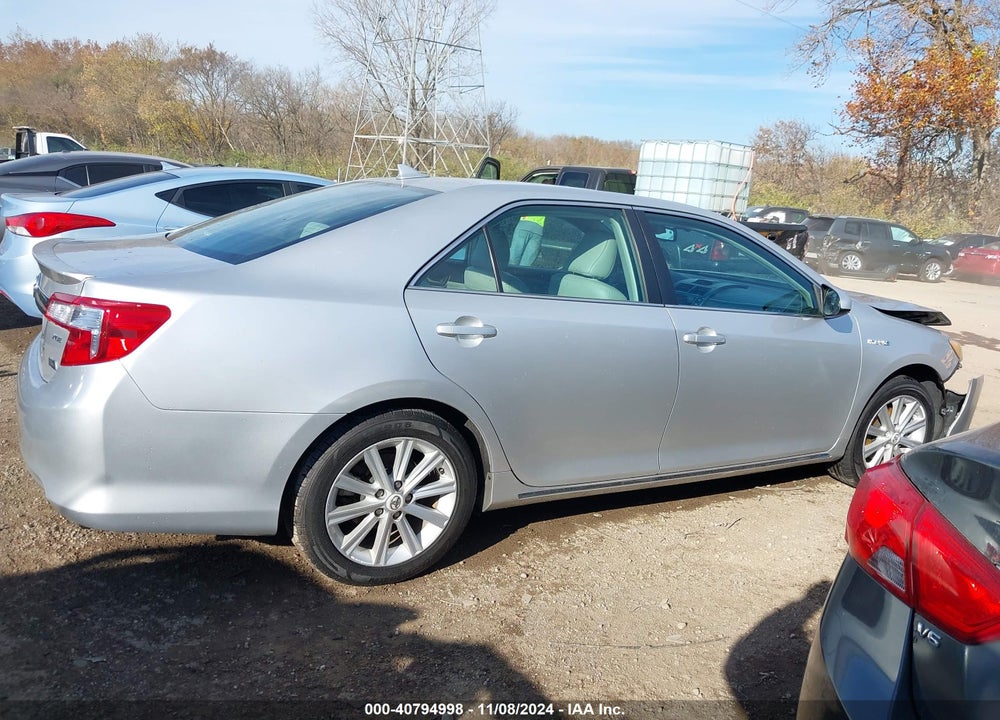 2012 TOYOTA CAMRY HYBRID XLE VIN: 4T1BD1FK1CU047073