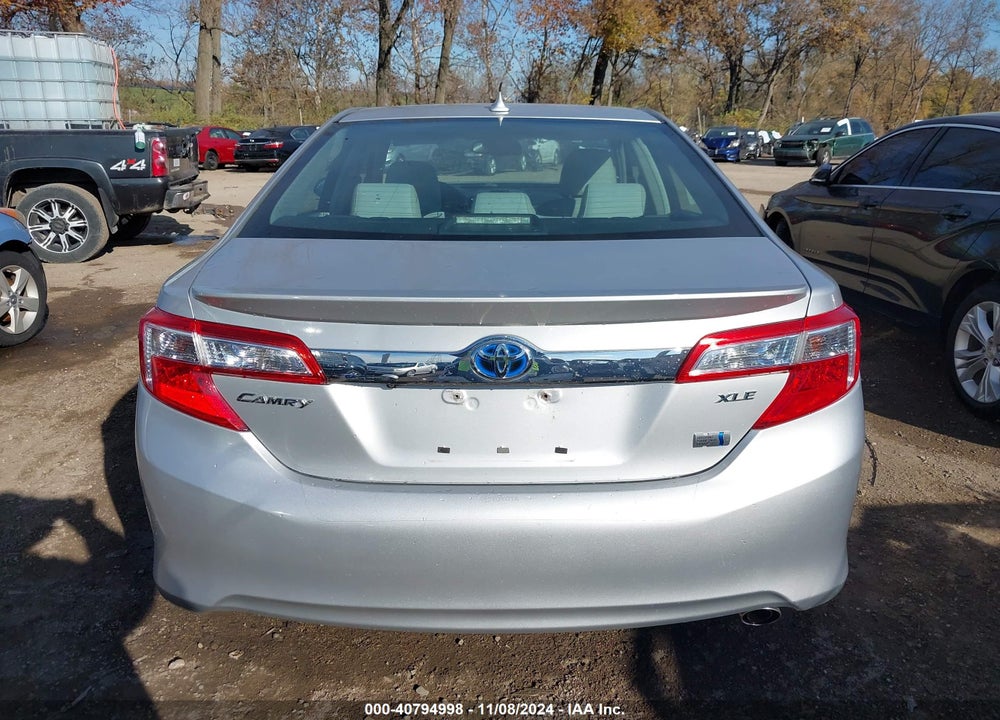 2012 TOYOTA CAMRY HYBRID XLE VIN: 4T1BD1FK1CU047073