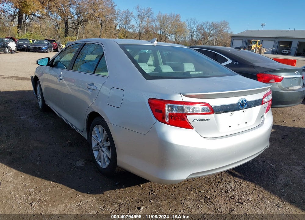 2012 TOYOTA CAMRY HYBRID XLE VIN: 4T1BD1FK1CU047073