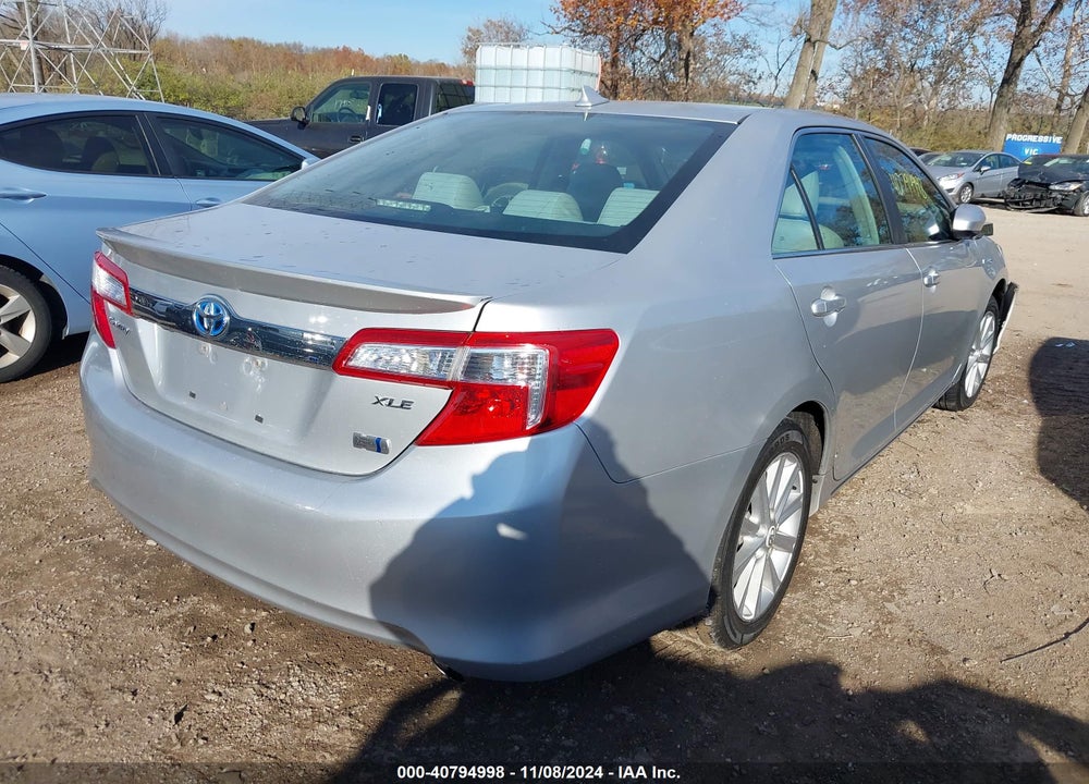 2012 TOYOTA CAMRY HYBRID XLE VIN: 4T1BD1FK1CU047073