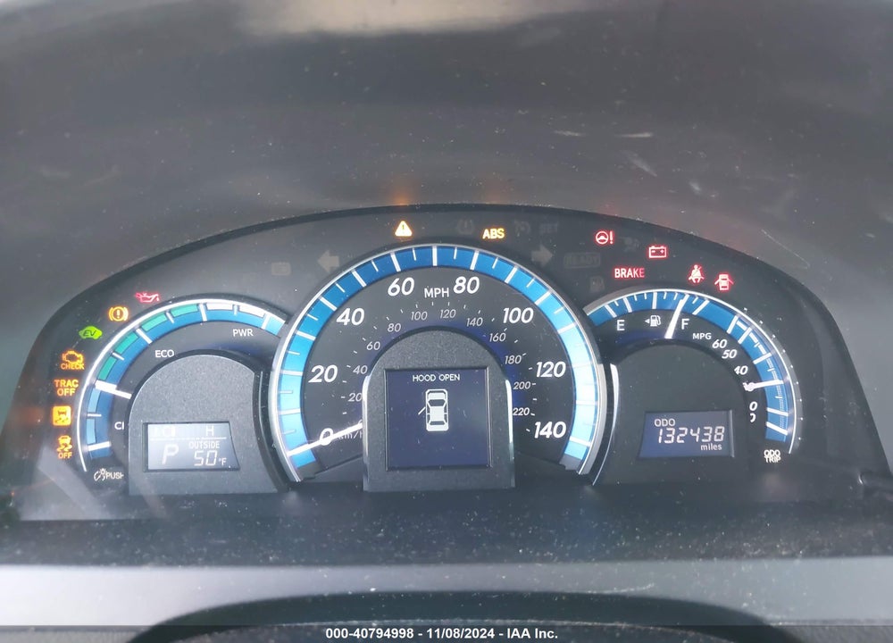 2012 TOYOTA CAMRY HYBRID XLE VIN: 4T1BD1FK1CU047073