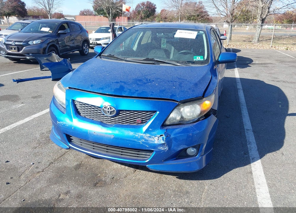 2010 TOYOTA COROLLA S VIN: 2T1BU4EE8AC490316