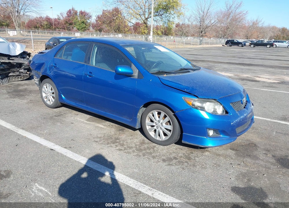 2010 TOYOTA COROLLA S VIN: 2T1BU4EE8AC490316